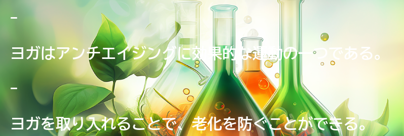 ヨガを取り入れたアンチエイジングの効果とは？の要点まとめ