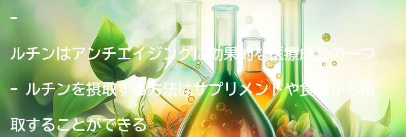 ルチンを摂取する方法と注意点の要点まとめ