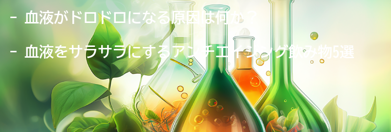 血液がドロドロになる原因とは？の要点まとめ
