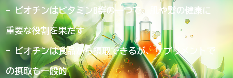ビオチンとは？の要点まとめ