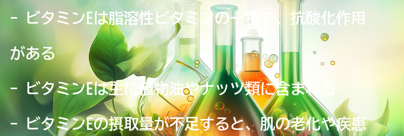 ビタミンEとは？の要点まとめ