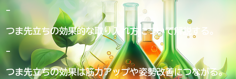 つま先立ちの効果的な取り入れ方の要点まとめ