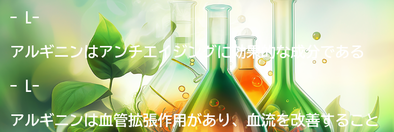 アンチエイジングに効果的なL-アルギニンの働きとは？の要点まとめ