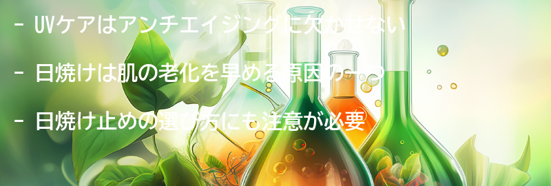 UVケアの必要性とは？の要点まとめ