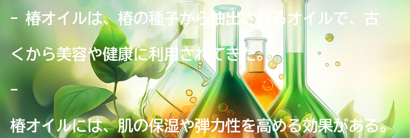 椿オイルとは？の要点まとめ