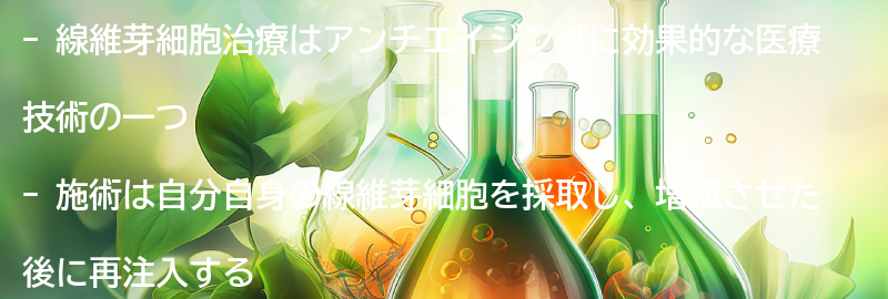 線維芽細胞治療の施術方法と流れの要点まとめ