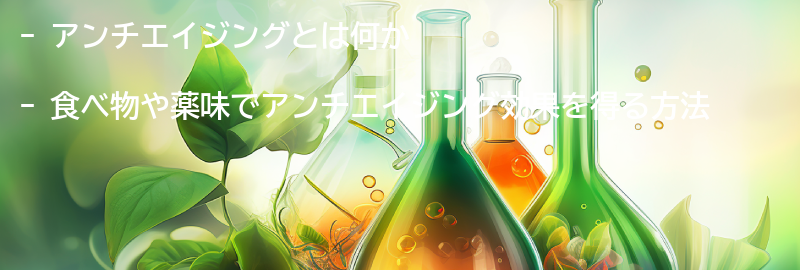アンチエイジングについての要点まとめ
