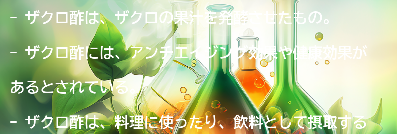 ザクロ酢とは？の要点まとめ