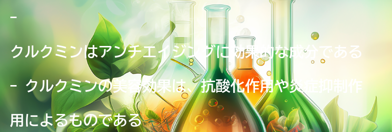 クルクミンを摂取することで得られる美容効果とは？の要点まとめ