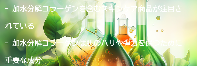 加水分解コラーゲンを含むスキンケア商品の紹介の要点まとめ
