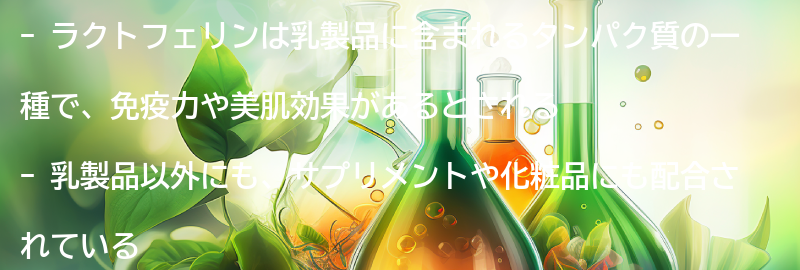 ラクトフェリンとは？の要点まとめ