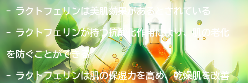 ラクトフェリンの美肌効果とは？の要点まとめ
