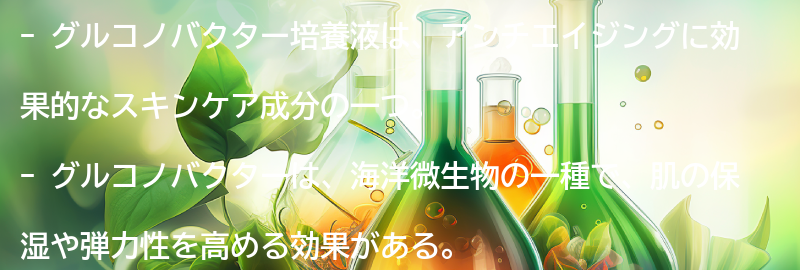 グルコノバクター培養液とは？の要点まとめ