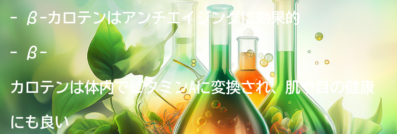 β-カロテンの効果とは？の要点まとめ