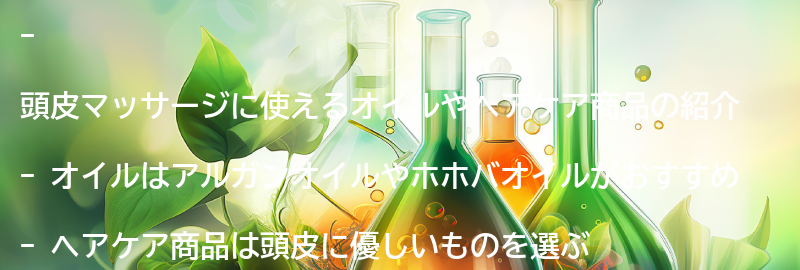 頭皮マッサージに使えるオイルやヘアケア商品の紹介の要点まとめ