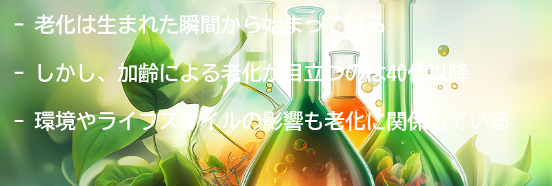 3.老化が始まる時期とは？の要点まとめ