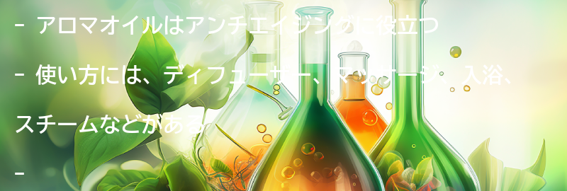 アロマオイルの使い方の要点まとめ