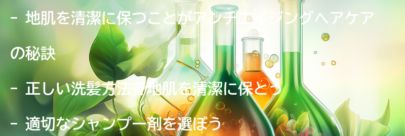 地肌を清潔に保つための正しい洗髪方法とは？の要点まとめ