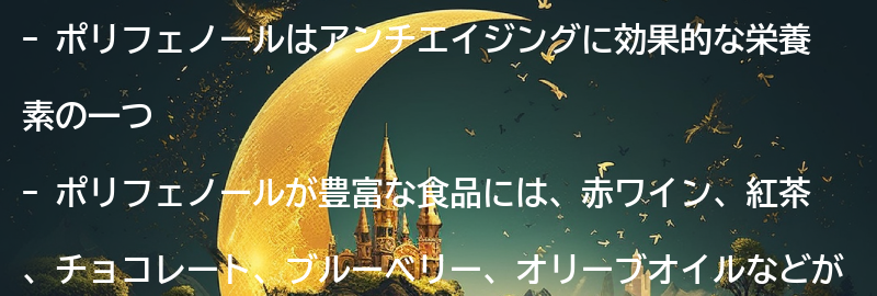 ポリフェノールが豊富な食品の要点まとめ