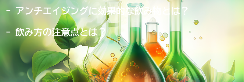 アンチエイジングに効果的な飲み方と注意点の要点まとめ