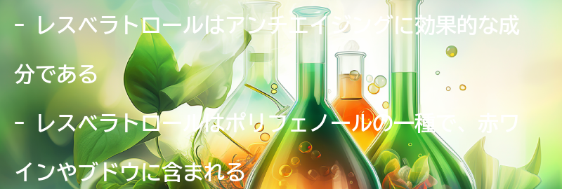 レスベラトロールのアンチエイジング効果とは？の要点まとめ