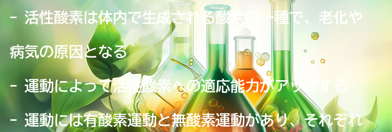 活性酸素とは？の要点まとめ