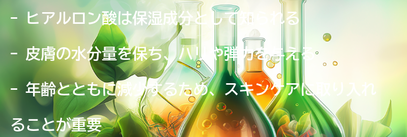 ヒアルロン酸の効果とは？の要点まとめ