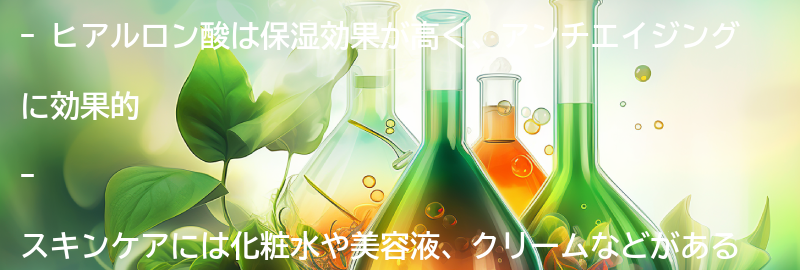 ヒアルロン酸を使ったスキンケアの方法の要点まとめ