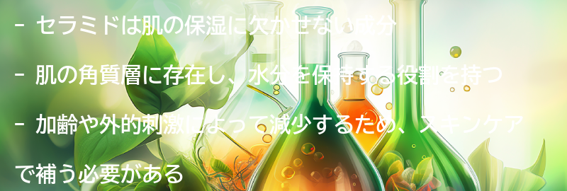 セラミドとは?の要点まとめ