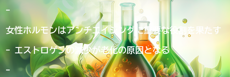 女性ホルモンとアンチエイジングの関係の要点まとめ
