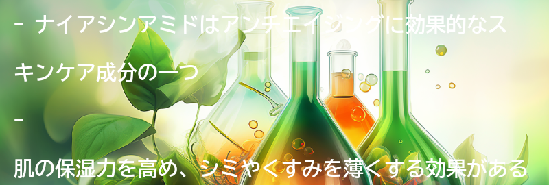 ナイアシンアミドの効果とは?の要点まとめ