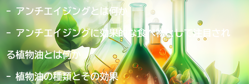 アンチエイジングについての要点まとめ