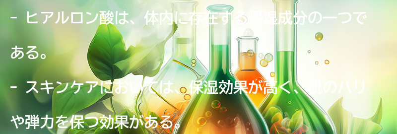ヒアルロン酸とは？の要点まとめ
