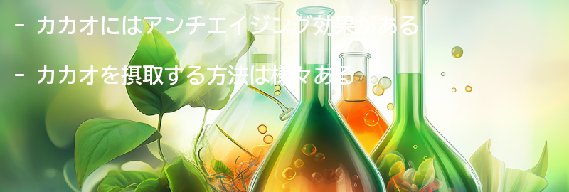 カカオを摂取する方法の要点まとめ