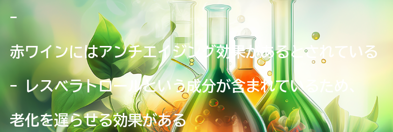 赤ワインのアンチエイジング効果とは？の要点まとめ