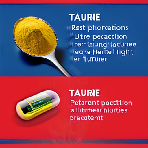 タウリンサプリメントの摂取方法と注意点
