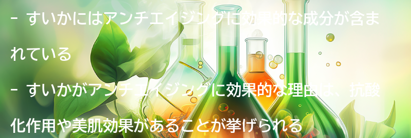 すいかがアンチエイジングに効果的な理由の要点まとめ