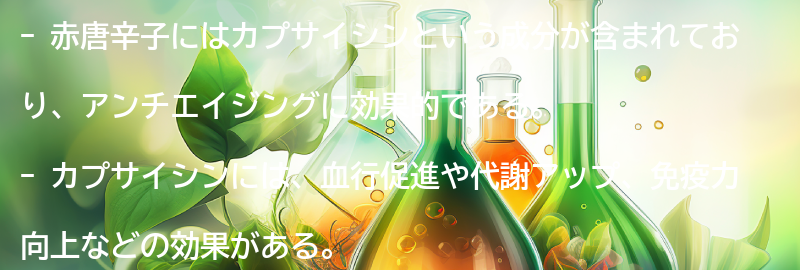 赤唐辛子に含まれる栄養素と効果の要点まとめ