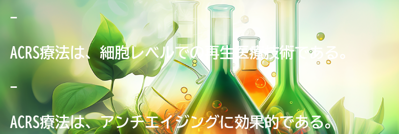 ACRS療法の効果とは？の要点まとめ