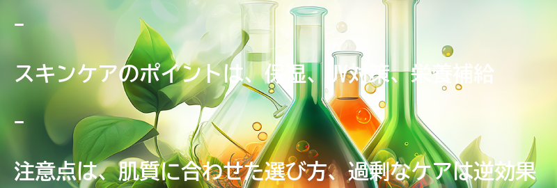 スキンケアのポイントと注意点の要点まとめ