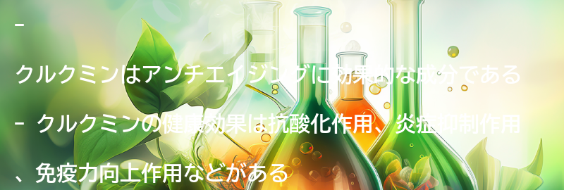 クルクミンを摂取することで得られる健康効果とは？の要点まとめ