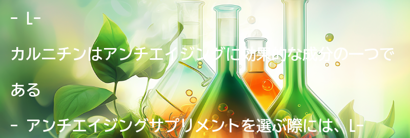 L-カルニチンを含むアンチエイジングサプリメントの選び方とは？の要点まとめ