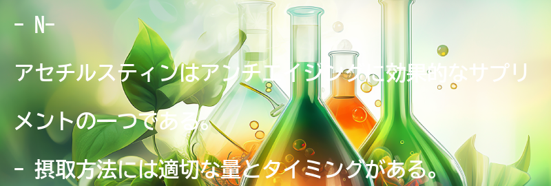 N-アセチルスティンの摂取方法と注意点の要点まとめ