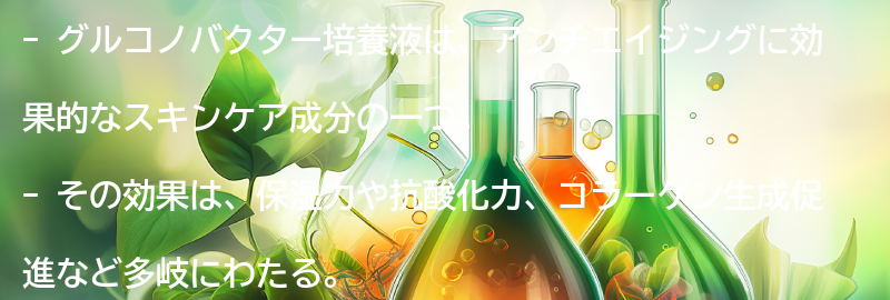 グルコノバクター培養液の効果とは？の要点まとめ
