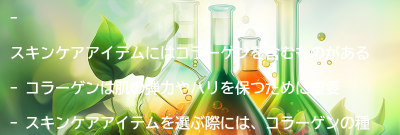 コラーゲンを含むスキンケアアイテムの選び方と使い方の要点まとめ