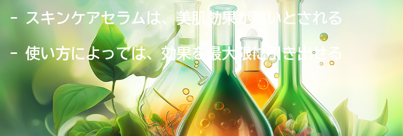 スキンケアセラムの使い方の要点まとめ