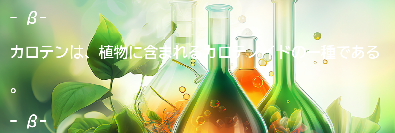 β-カロテンとは?の要点まとめ