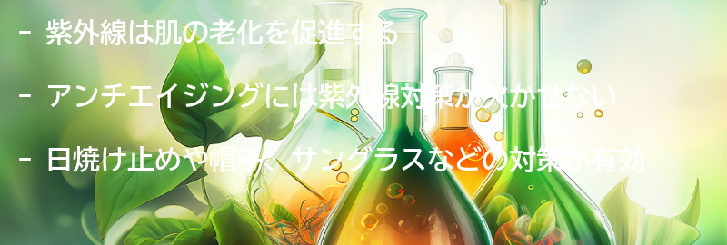 紫外線とアンチエイジングの関係性とは？の要点まとめ
