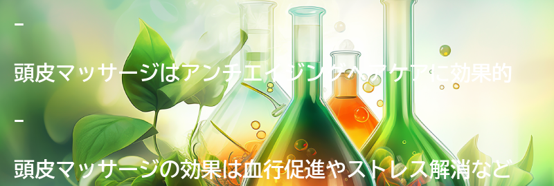 頭皮マッサージの効果とは？の要点まとめ