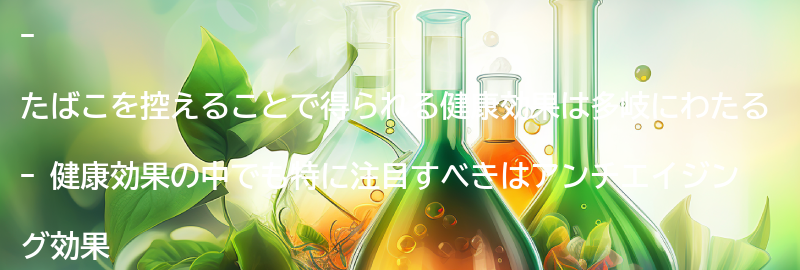 たばこを控えることで得られる健康効果とは？の要点まとめ